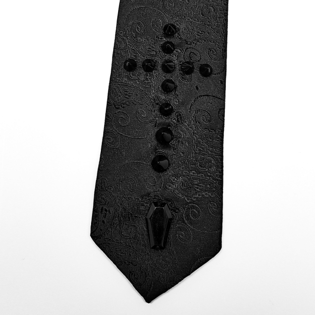 Gothic Tie Casual Friday with Black Studs