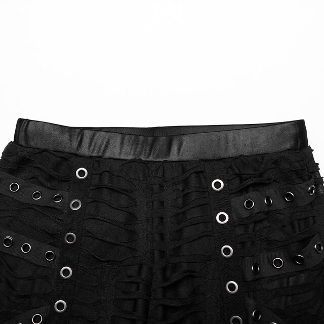 Punk Rave Fetzenleggings Heartless