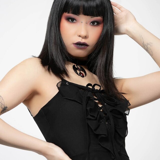KILLSTAR Anshee Lace-Up Kleid