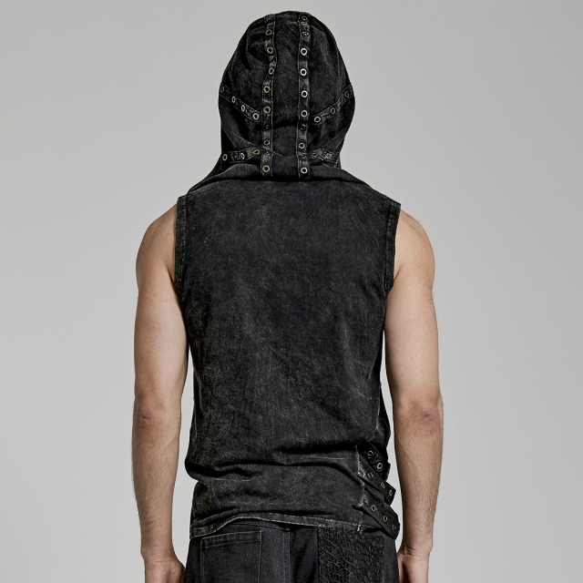 PUNK RAVE Hooded Tank Top Dungeon
