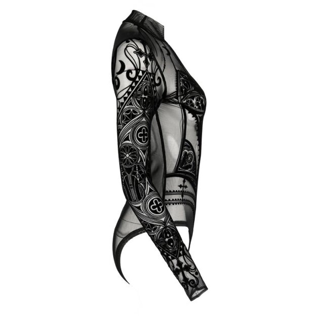 Restyle Mesh Bodysuit "Cathedral Corset"