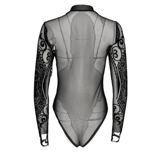 Restyle Mesh Bodysuit "Cathedral Corset"