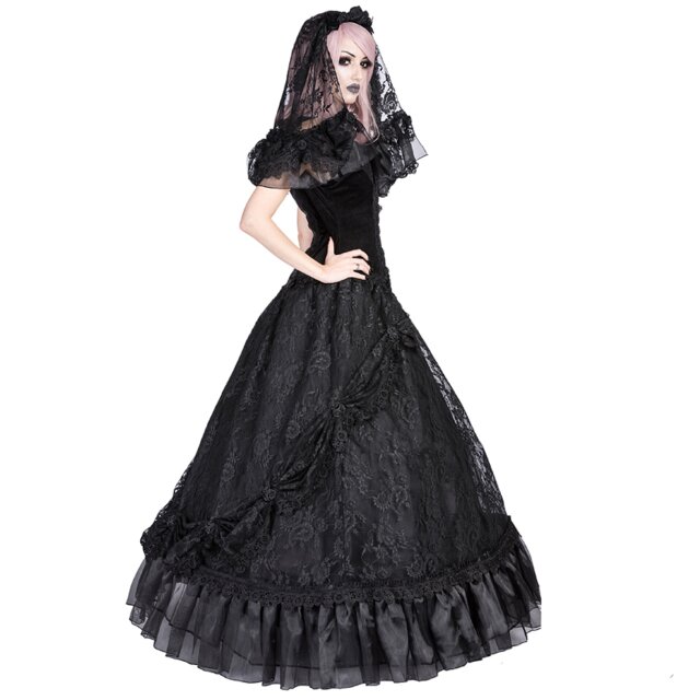 Floor-length Victorian dress Blanche