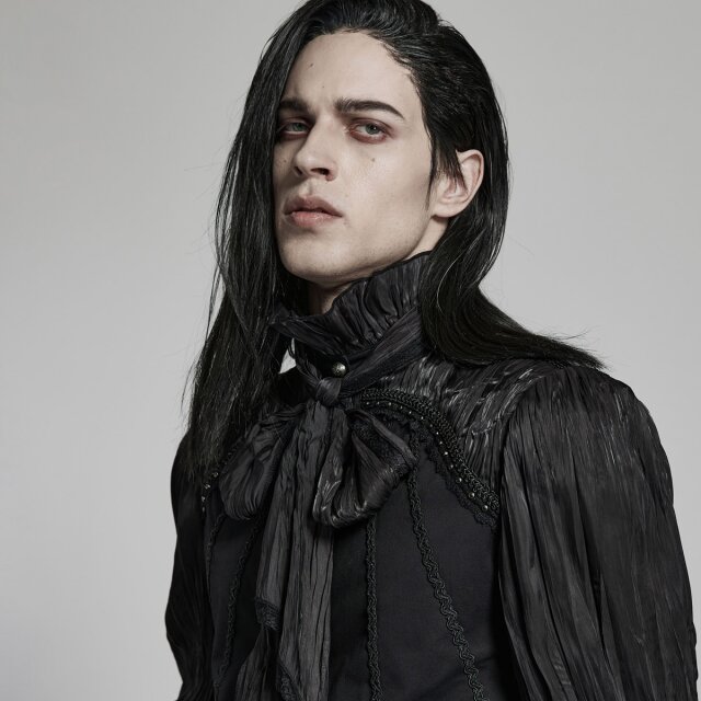 Victorian Goth Hemd Nosferatu mit Schluppe