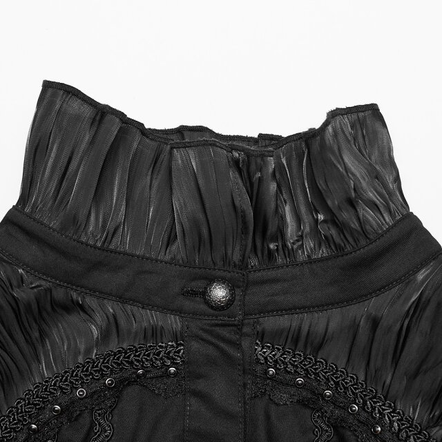 Victorian Goth Shirt Nosferatu with Bow Tie
