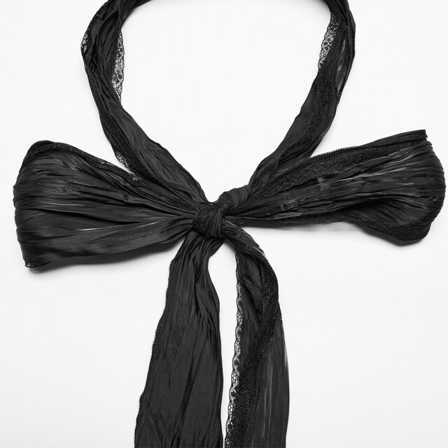 Victorian Goth Shirt Nosferatu with Bow Tie