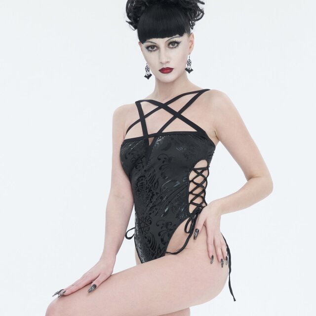 Devil Fashion Gothic Badeanzug Dancing with Lilith
