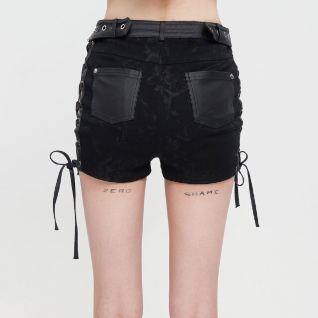 Shorts Rock On with side lacing