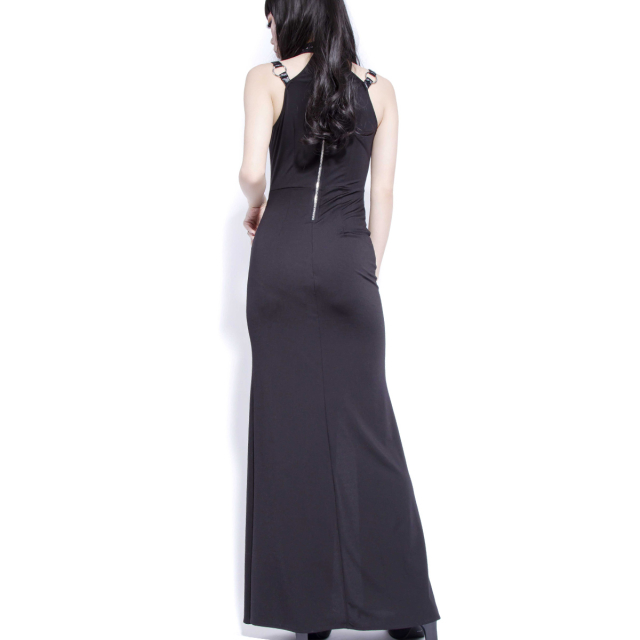 Long Gothic Dress Into Bliss with Lacing
