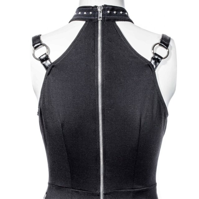 Langes Gothic Kleid Into Bliss mit Schnürung