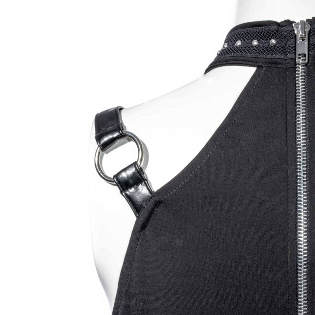 Langes Gothic Kleid Into Bliss mit Schnürung