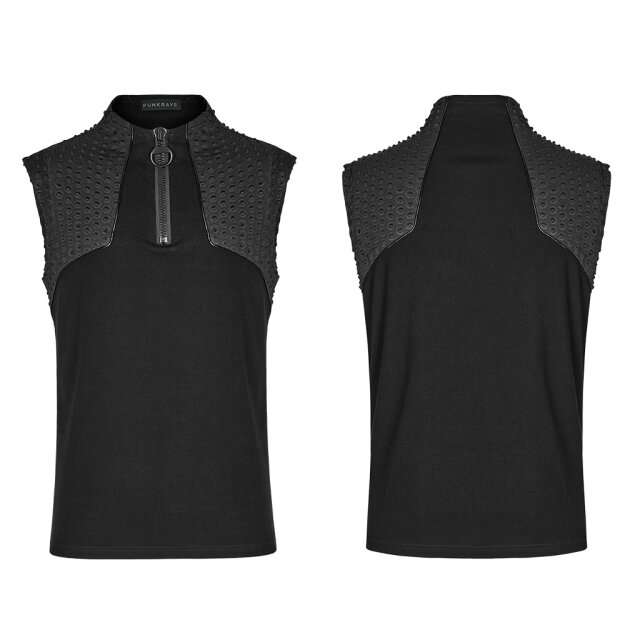 PUNK RAVE Cyber-Goth Tank Top Captain L/XL
