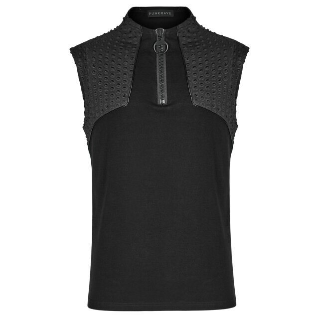 PUNK RAVE Cyber-Goth Tank Top Captain L/XL