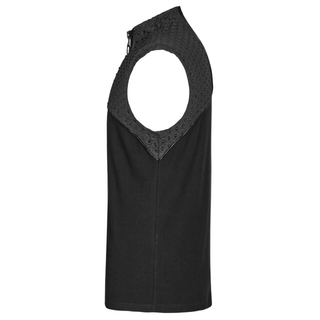 PUNK RAVE Cyber-Goth Tank Top Captain L/XL