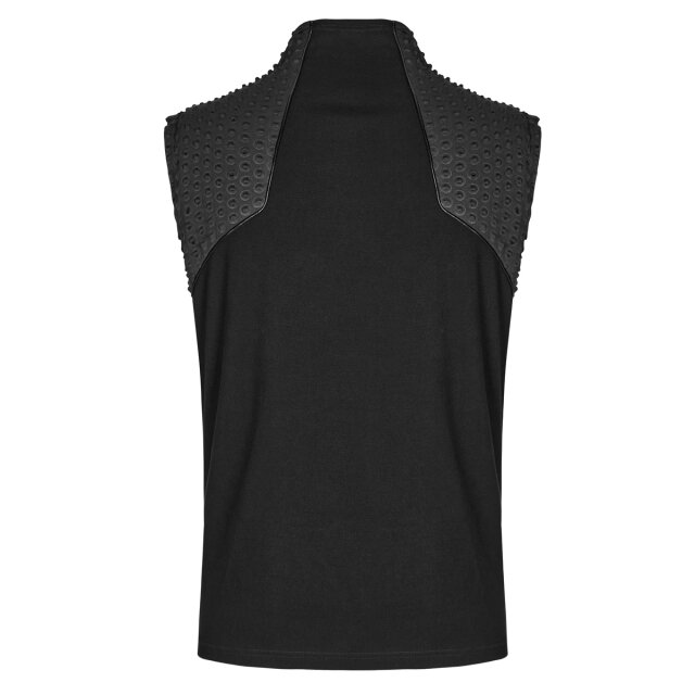 PUNK RAVE Cyber-Goth Tank Top Captain L/XL