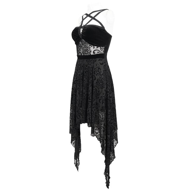 Devil Fashion Gothic Midi Dress Somnia Peccati