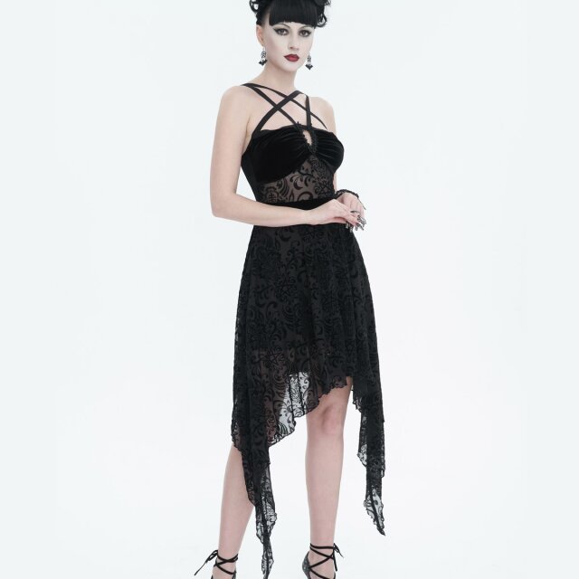 Devil Fashion Gothic Midi Dress Somnia Peccati