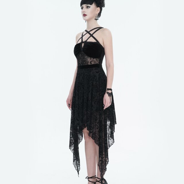 Devil Fashion Gothic Midi Dress Somnia Peccati