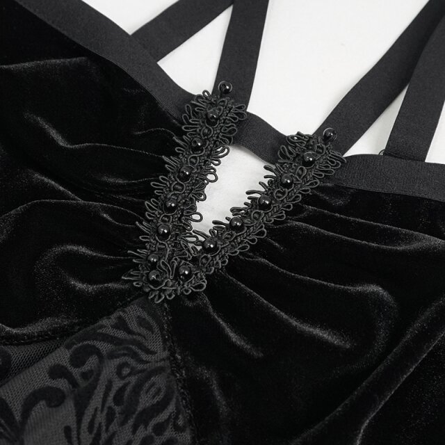Devil Fashion Gothic Midi Dress Somnia Peccati