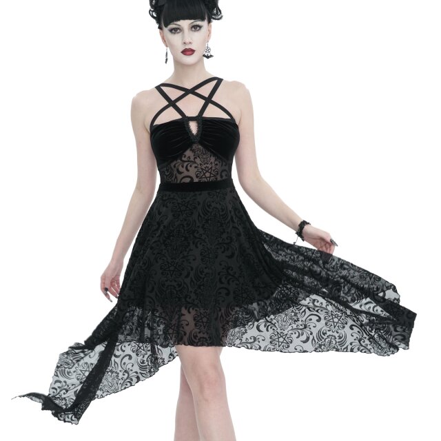 Devil Fashion Gothic Midi Dress Somnia Peccati