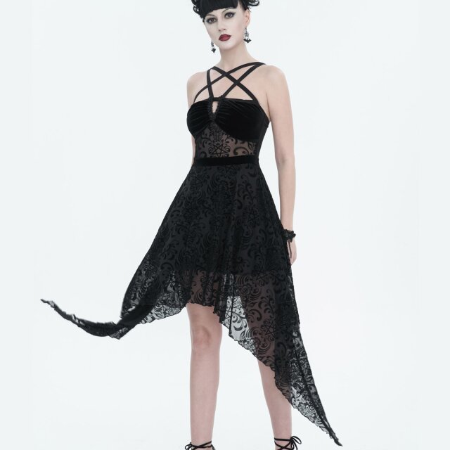 Devil Fashion Gothic Midi Dress Somnia Peccati