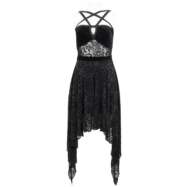 Devil Fashion Gothic Midi Dress Somnia Peccati
