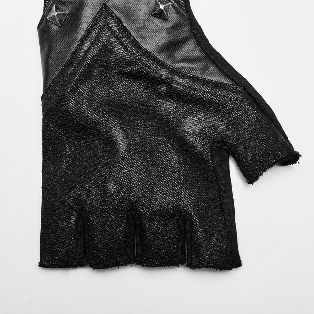 PUNK RAVE fingerless end time gloves