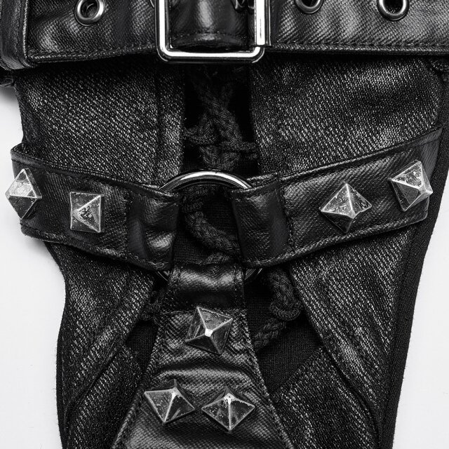 PUNK RAVE fingerless end time gloves