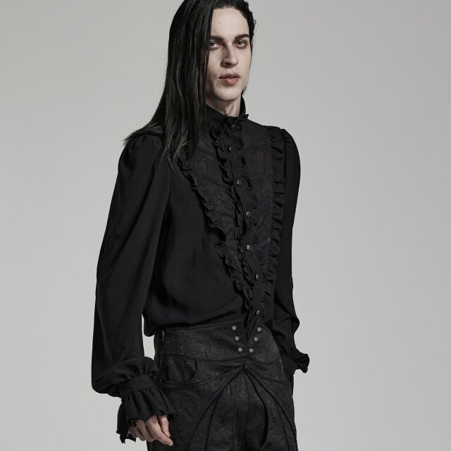 PUNK RAVE Victorian-Goth Hemd Moonlover
