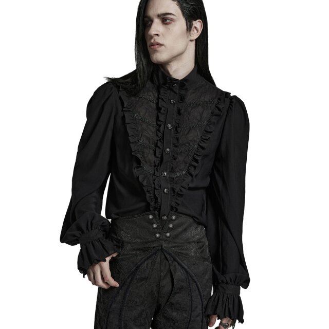 PUNK RAVE Victorian-Goth Hemd Moonlover