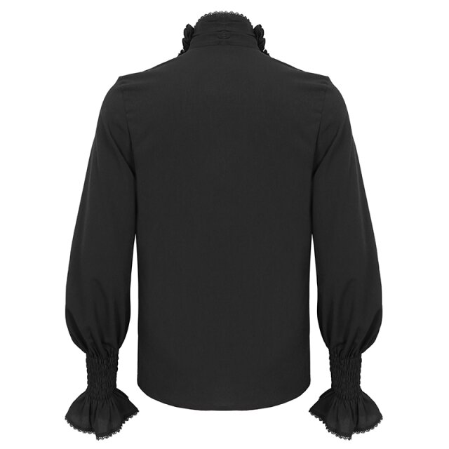 Devil Fashion Ruffle Shirt Astaroth in White or Black