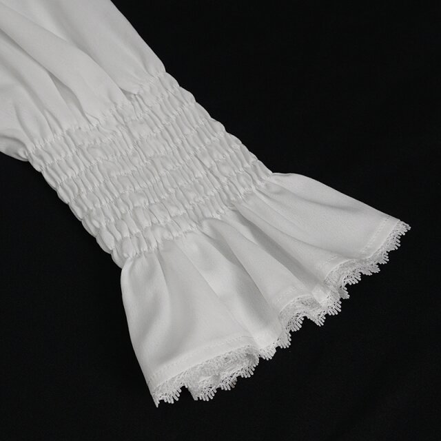 Devil Fashion Ruffle Shirt Astaroth in White or Black