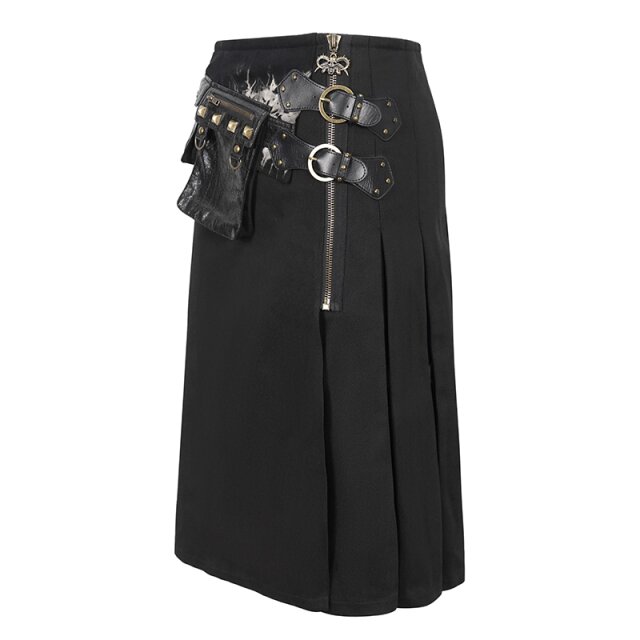Devil Fashion Kilt Helms Klamm mit Lack-Taschen M