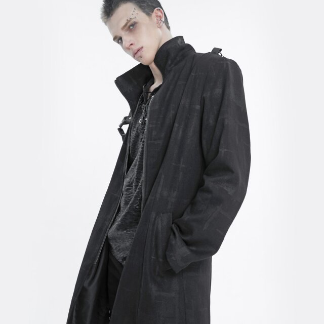 Devil Fashion Gothic Coat Schattenfürst with Straps