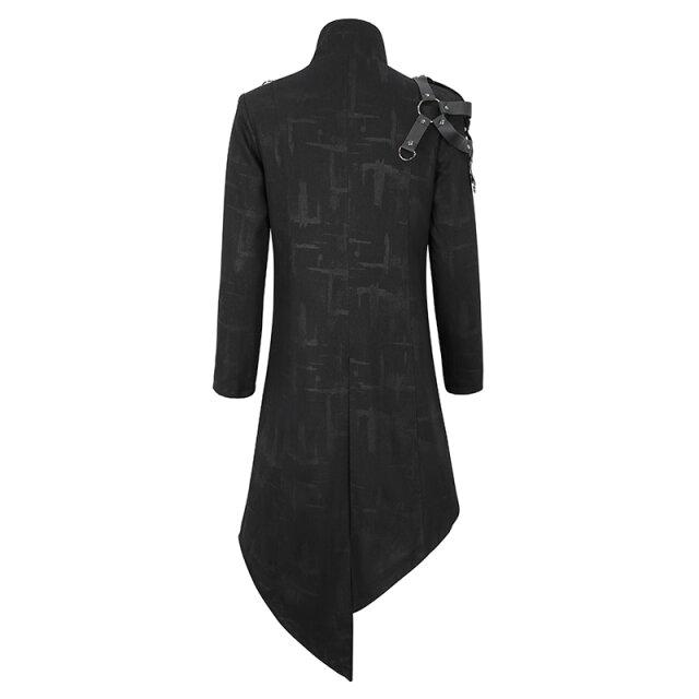 Devil Fashion Gothic Coat Schattenfürst with Straps
