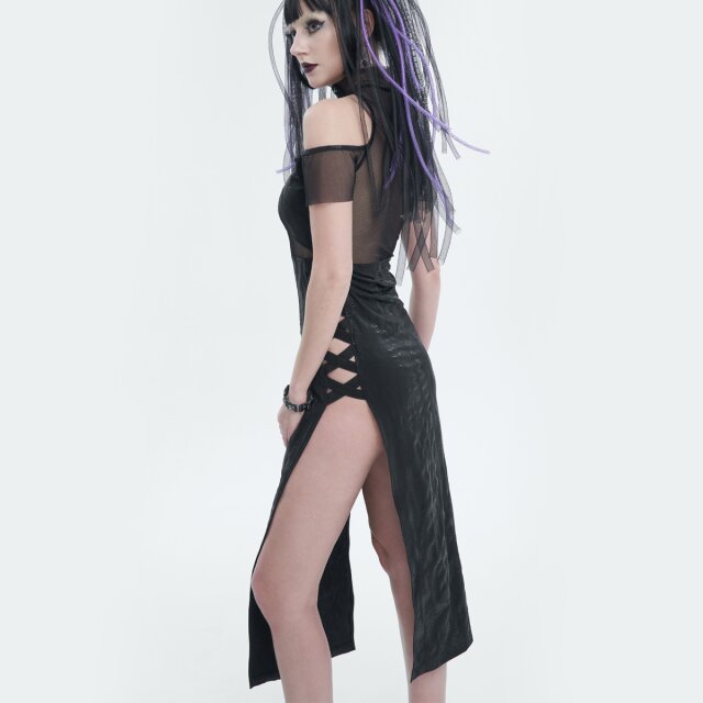 Langes sündiges Gothic- Endzeit-Kleid Sinister Soul
