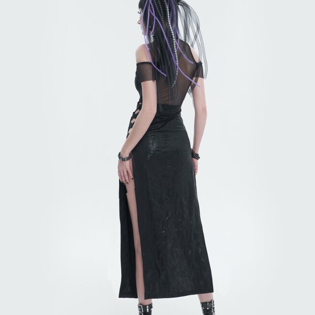Langes sündiges Gothic- Endzeit-Kleid Sinister Soul