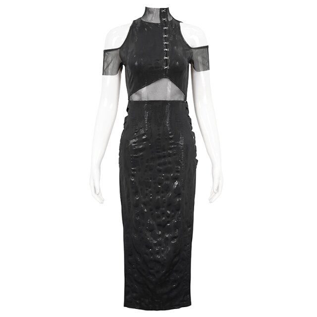 Langes sündiges Gothic- Endzeit-Kleid Sinister Soul