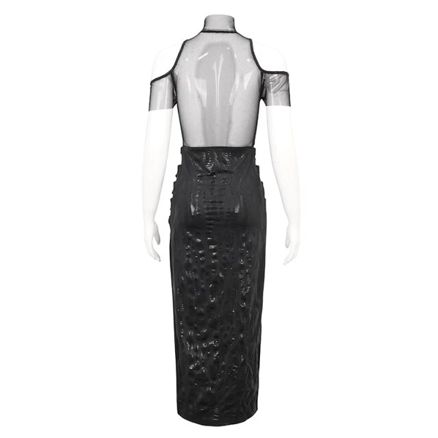 Langes sündiges Gothic- Endzeit-Kleid Sinister Soul