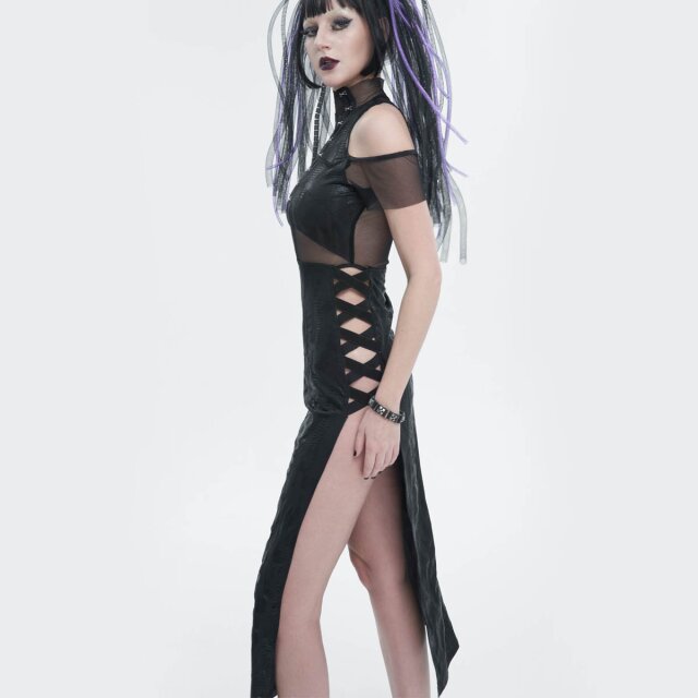 Langes sündiges Gothic- Endzeit-Kleid Sinister Soul