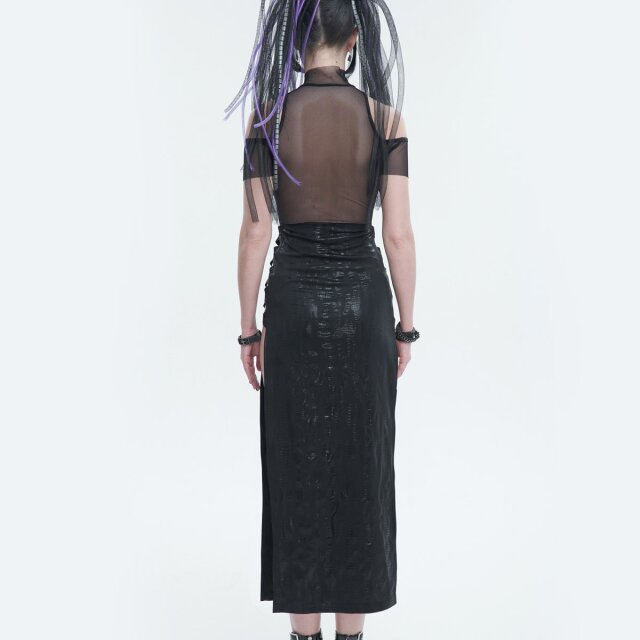 Langes sündiges Gothic- Endzeit-Kleid Sinister Soul