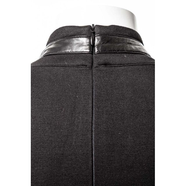 Long Slim Dress Holy Sin with Laced Vinyl Cross