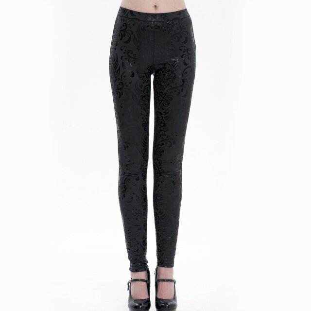 Leggings Prophecy of the Tarot with occult patent print
