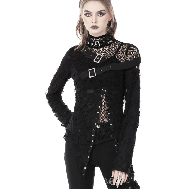 Langarm Punk Shirt Heavan2Hell XL