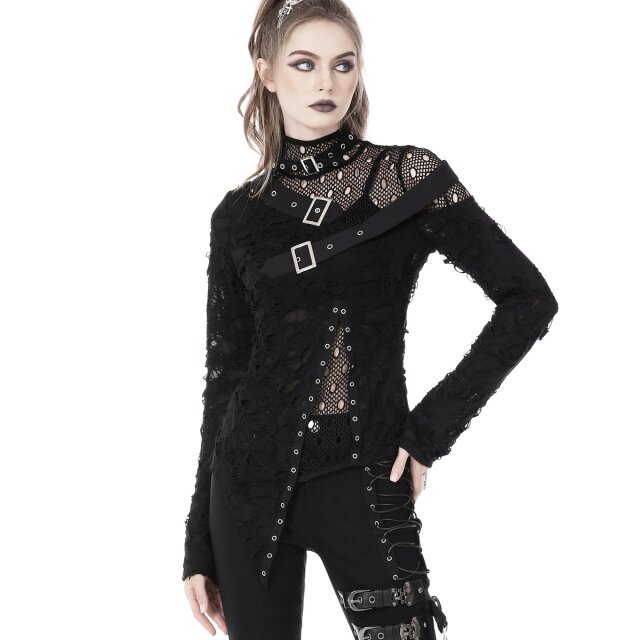 Langarm Punk Shirt Heavan2Hell XL
