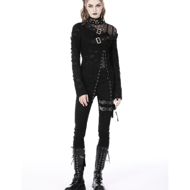 Langarm Punk Shirt Heavan2Hell XXL