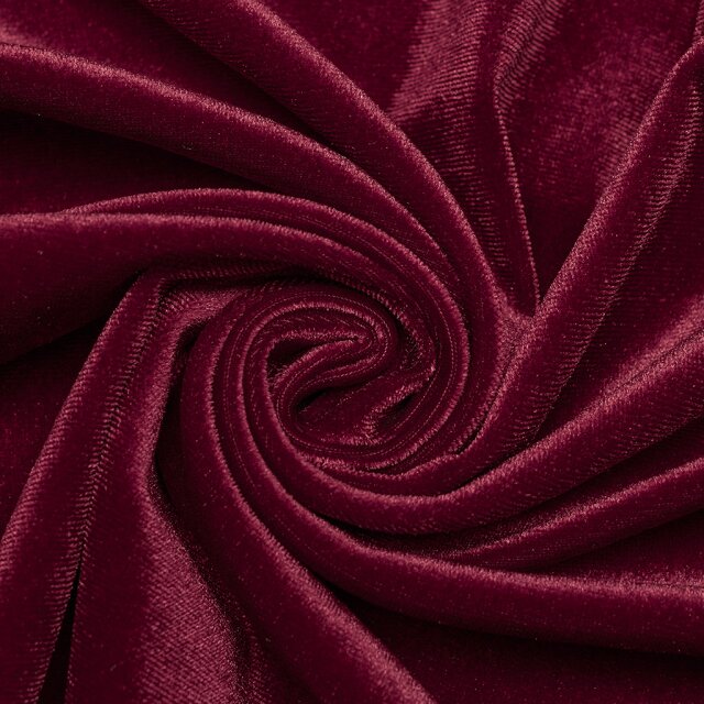 Langes PUNK RAVE Samtkleid My Precious Scarlett in uni-schwarz oder rot-schwarz
