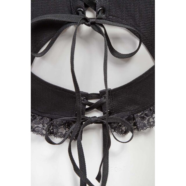 Short Sleeve Gothic Bolero Alicents Dreams in black or red-black