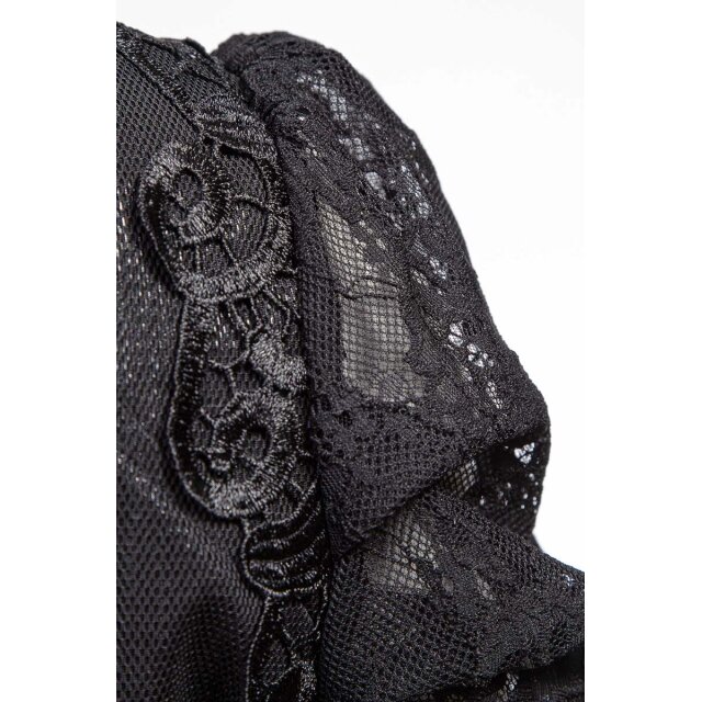 Short Sleeve Gothic Bolero Alicents Dreams in black or red-black