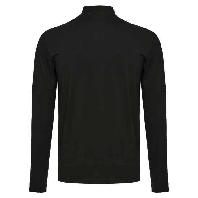 PUNK RAVE Gothic Long Sleeve Shirt Thanos with faux leather application